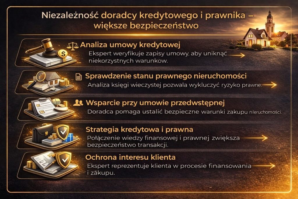 Hipoteczne finansowanie dla żołnierzy Świętoszów z niezależnym doradcą i wsparciem prawnym. Analiza umowy, sprawdzenie księgi wieczystej oraz strategia kredytowa zwiększają bezpieczeństwo zakupu nieruchomości.